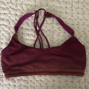 Lululemon Striped sports bra